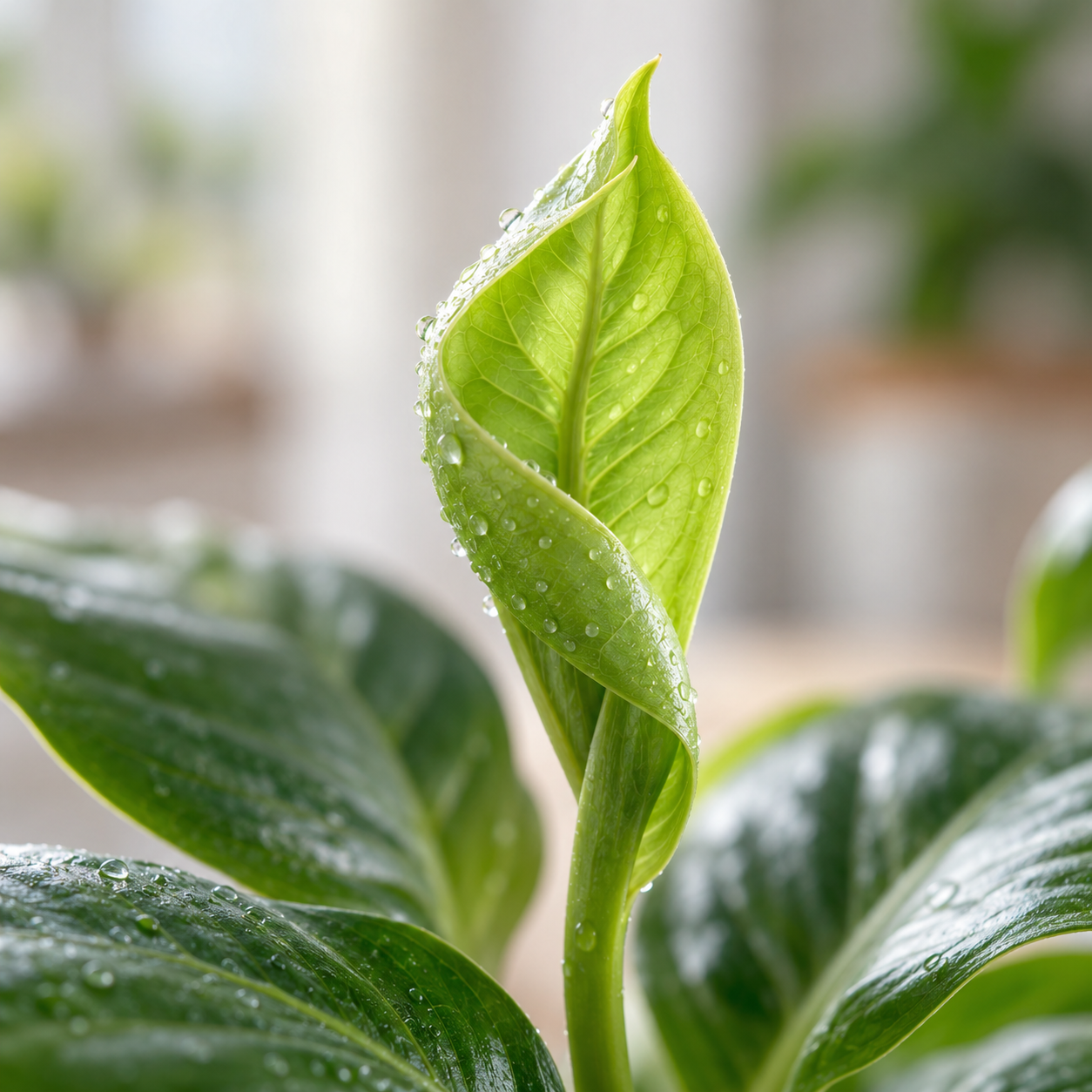 New leaf unfurling