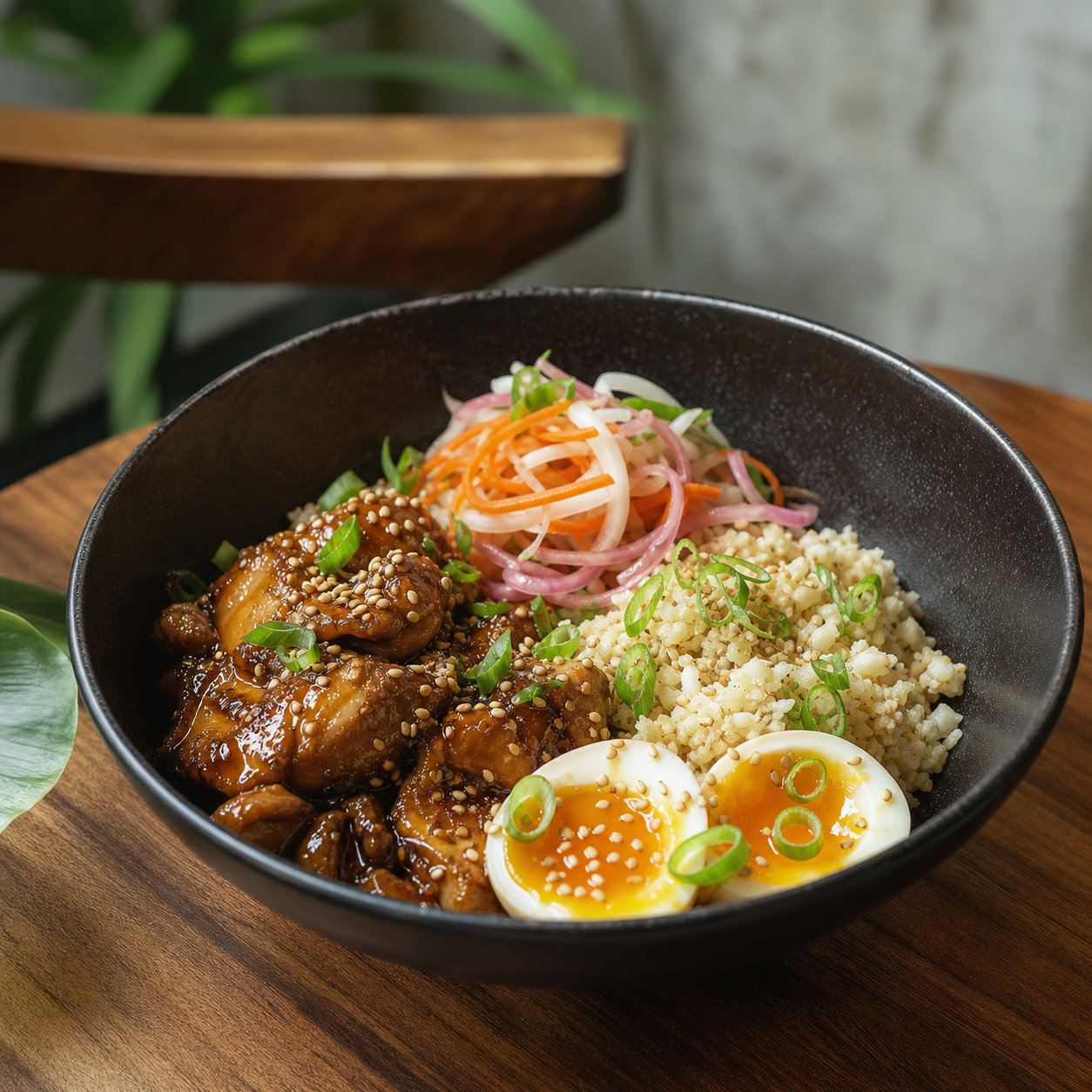 Adobo Chicken & Cauliflower Rice