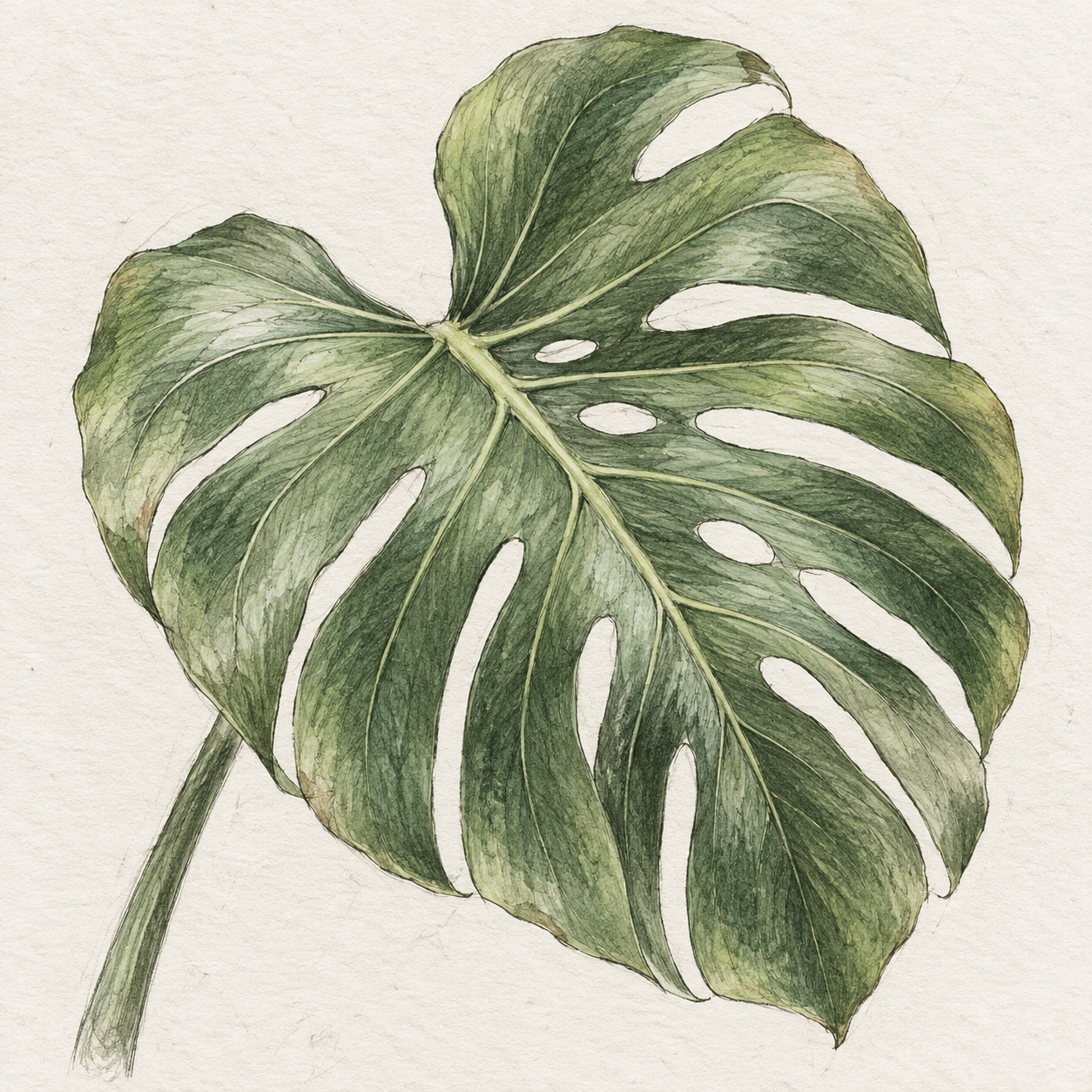 Dew-covered leaf